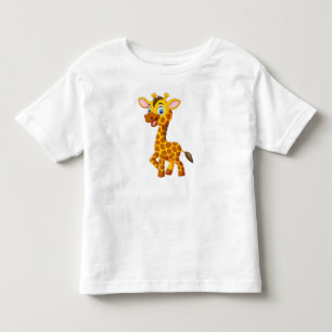 Camiseta Infantil Bebê Girafa Fofo Sorriso Desenho-35280