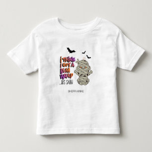 Camiseta Infantil Bebê ID683 alaranjado da mamã do envoltório do