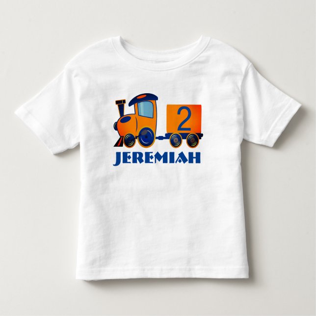 Camiseta Infantil Bebê Idade Aniversário Treinar t-shirt Toddler (Frente)