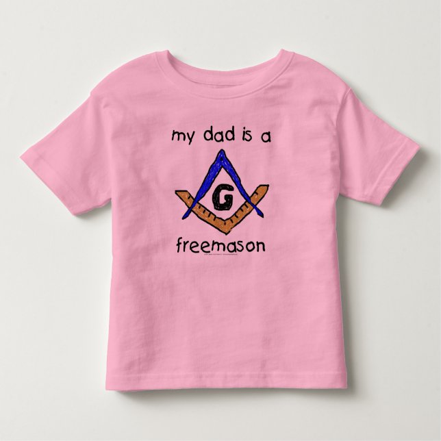 Camiseta Infantil Bebê maçónico - campainha da criança (Frente)