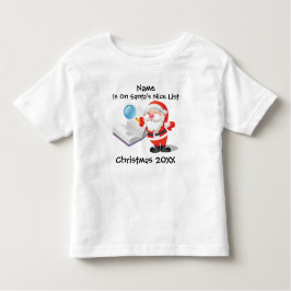 Camiseta Infantil Bebê personalizado ou Natal para Toddler