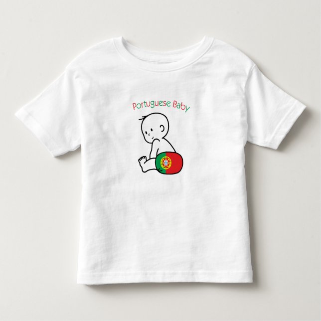 Camiseta Infantil Bebê Português (Frente)