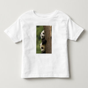 Camiseta Infantil bebês de panda gigante Ailuropoda melanoleuca)