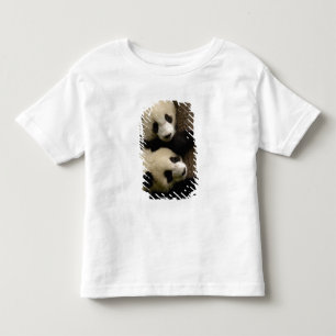 Camiseta Infantil Bebês de panda gigante (Ailuropoda melanoleuca) 2