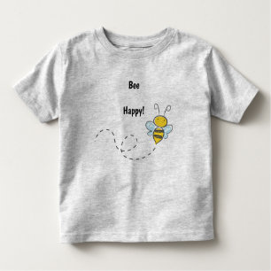 Camiseta Infantil Bee Feliz Editável