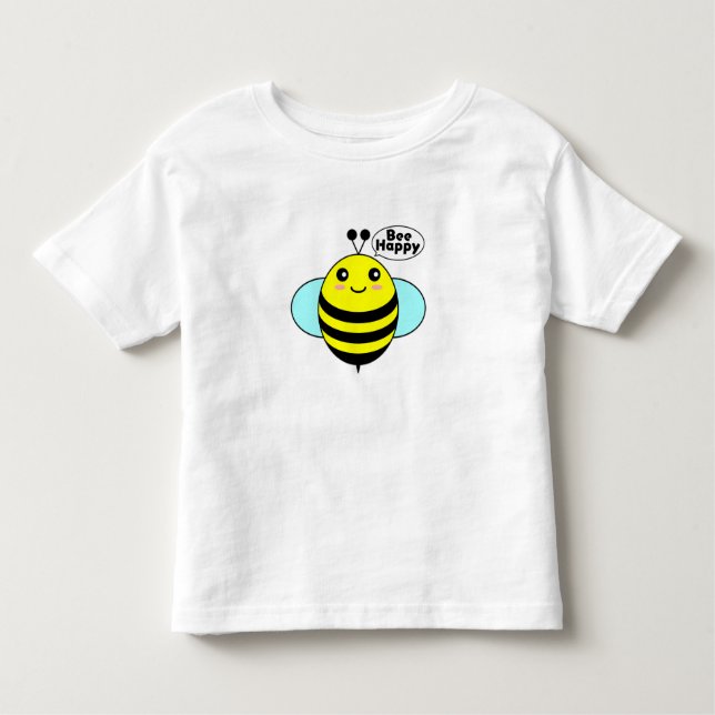 Camiseta Infantil Bee Happy T-Shirt (Frente)