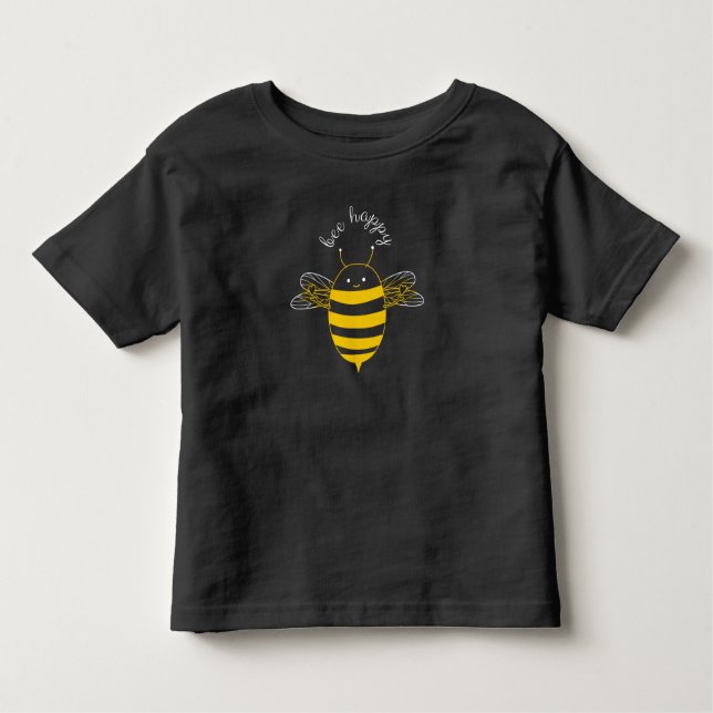 Camiseta Infantil Bee Happy T-Shirt (Frente)