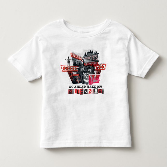Camiseta Infantil Beetlesumo |Avançar Para Fazer Meu Milênio (Frente)