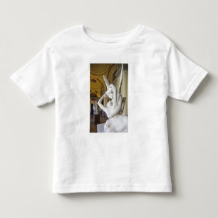 Camiseta Infantil Beijo de Cupido e Psiquê, por Antonio Canova