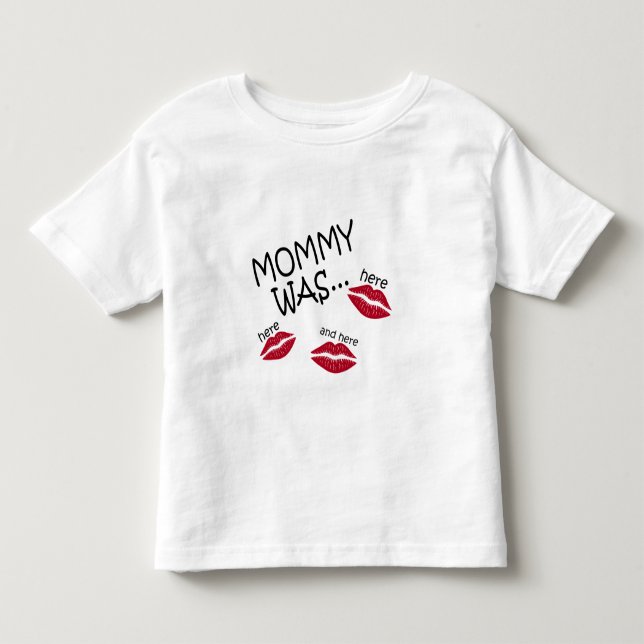 Camiseta Infantil Beijos de mamãe (Frente)