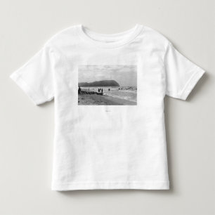 Camiseta Infantil Beira-mar, Bathers de Oregon e cabeça de Tillimoo