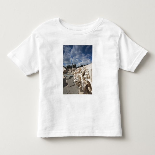 Camiseta Infantil Beit she-An National Park, ruínas da era romana (Frente)
