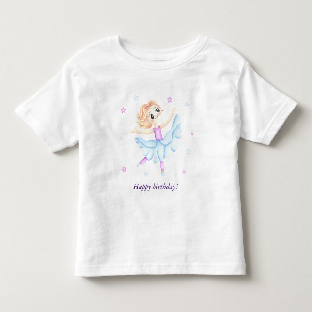 Camiseta Infantil Bela bailarina de gengibre (Frente)