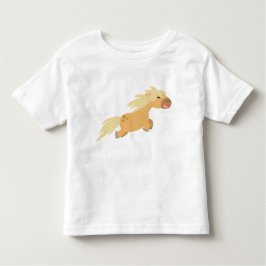 Camiseta Infantil Bela Caricatura Palomino Pony