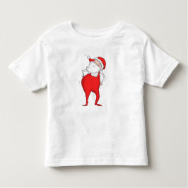 Camiseta Infantil Bela dança Santa Claus Natal Toddler T-shirt
