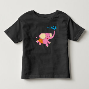 Camiseta Infantil Bela Design de Elefante de Bebê Nervoso T-shirt To