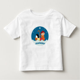 Camiseta Infantil Bela Pré-Escola K Perdida E Encontrada Amizade