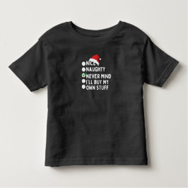 Camiseta Infantil Bela travessura Não importa se eu comprar minhas p