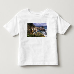 Camiseta Infantil Bela Vila de Vernazza em Cinque