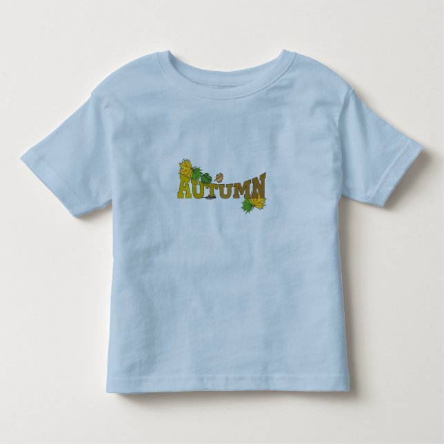 Camiseta Infantil Beleza do outono - (Frente)