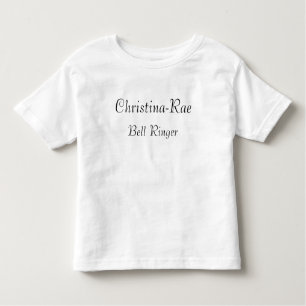 Camiseta Infantil "Bell Ringer" com nome