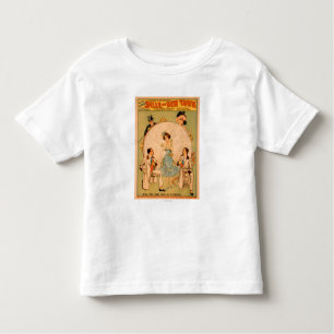 Camiseta Infantil "Belle do poster do teatro musical de New York"