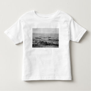 Camiseta Infantil Bellingham, opinião das docas de WA de navios da