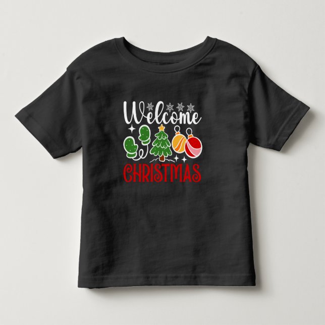 Camiseta Infantil Bem-vindo Natal (Frente)