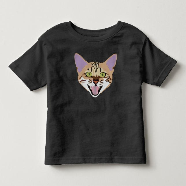 Camiseta Infantil Bengala Cat (Frente)
