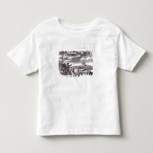 Camiseta Infantil Benjamin Franklin conduz sua experiência do