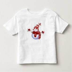 Camiseta Infantil Berry Cute Snowman T-shirts e presentes