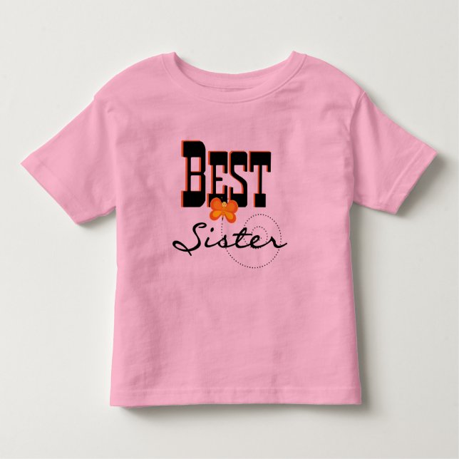 Camiseta Infantil Best Sister T-shirts e presentes (Frente)