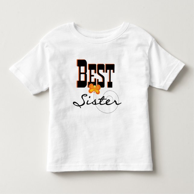 Camiseta Infantil Best Sister T-shirts e presentes (Frente)