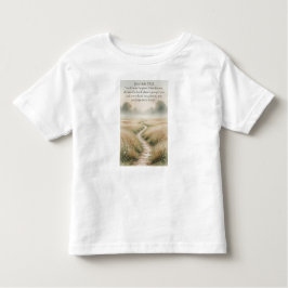 Camiseta Infantil Bible Jeremiah 29:11 Christian Toddler's Tee Shirt