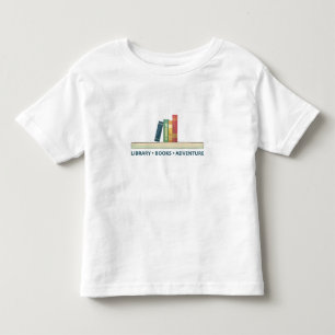 Camiseta Infantil Biblioteca, Livros, Aventura