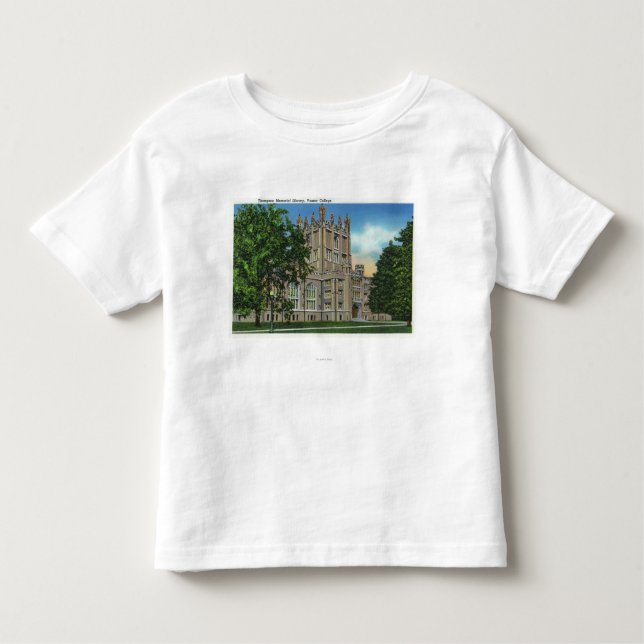 Camiseta Infantil Biblioteca memorável de Thompson, faculdade de (Frente)