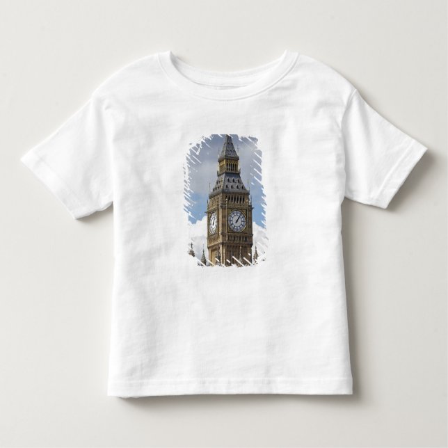 Camiseta Infantil Big Ben e Casas do Parlamento, Londres, (Frente)
