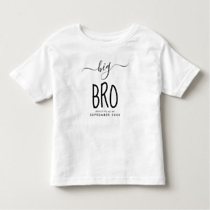 Camiseta Infantil Big Bro Diversão personalizada do lançamento do