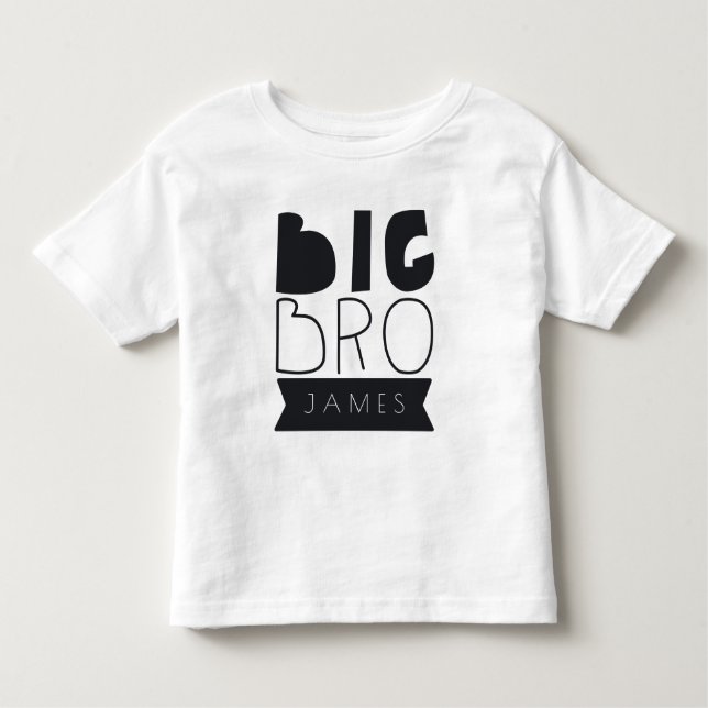 Camiseta Infantil Big Bro & Lil Bro set (Frente)