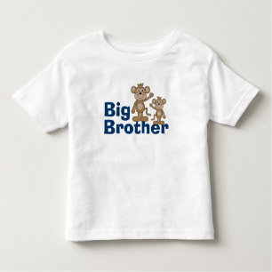 Camiseta Infantil Big brother bonito do macaco