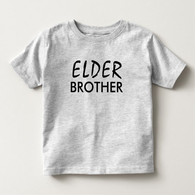 Camiseta Infantil Big Brother | Cute Trendy Matching Quote Design (Frente)
