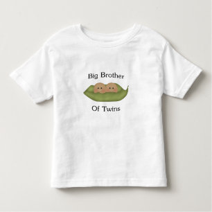 Camiseta Infantil Big brother dos gêmeos