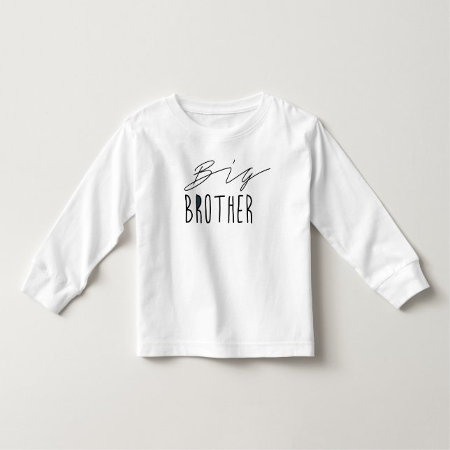 Camiseta Infantil Big Brother | Tipografia (Frente)