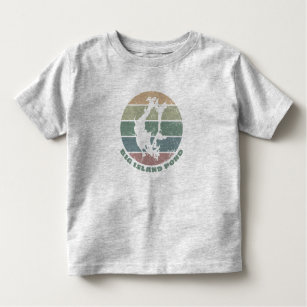 Camiseta Infantil Big Island Pond NH Vintage Retro Lake Emblem