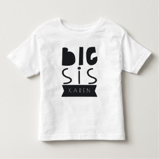 Camiseta Infantil Big Sis & Lil Sis set
