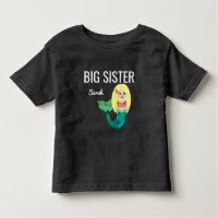 Big Sister Faux Foil Blonde Sereia Meninas Criança