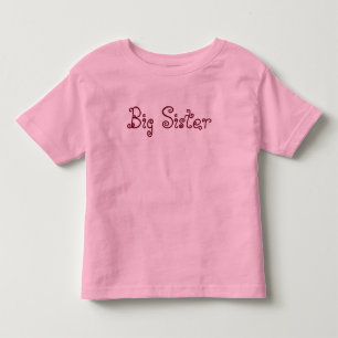 Camiseta Infantil "Big Sister" Fine Jersey T-Shirt