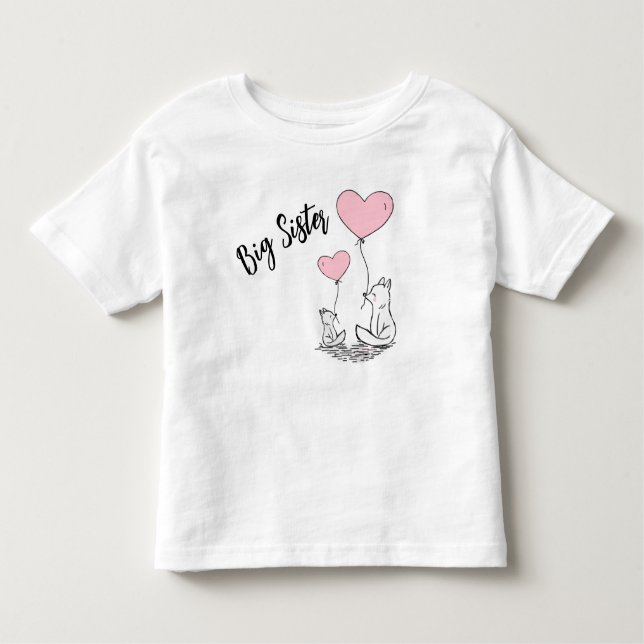 Camiseta Infantil Big Sister Gift (Frente)