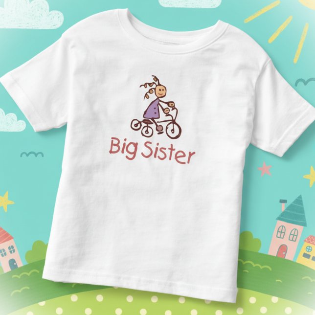 Camiseta Infantil Big Sister Gift Idea: Toddler T-shirt (Big sister toddler t-shirt! Nice gift idea for a new big sister.)