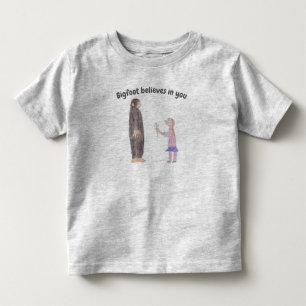 Camiseta Infantil Bigfoot Acredita em Você
